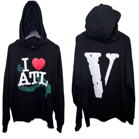 VLONE I Love ATL Atlanta Hoodie XL - Picture 1 of 10
